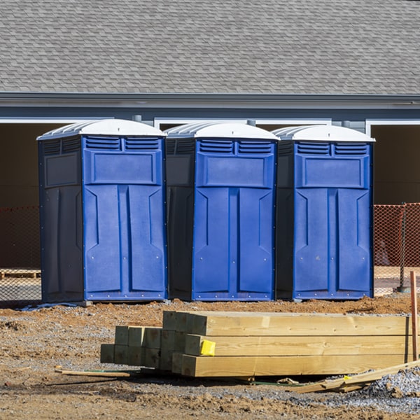what is the maximum capacity for a single porta potty in Wittensville